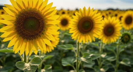 Obraz premium Group of hexagon shaped wooden blocks with person icon on a wood surface.