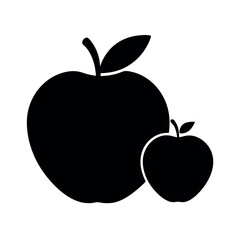 apple black vector silhouette