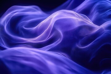 Fototapeta premium Abstract image of flowing purple fabric with soft waves and subtle texture.