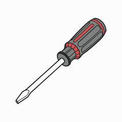 Fototapeta premium hex screwdriver vector art illustration