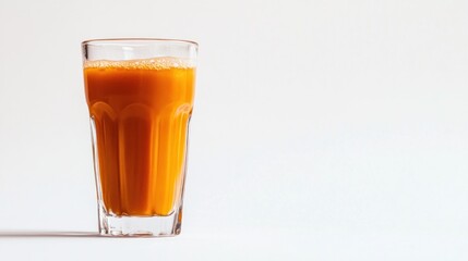 Orange juice drink in a glass