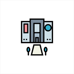 vector illustration of a computer icon