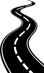 Winding road SVG Cut Files for Cricut & Silhouette