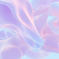 Obraz premium Abstract Pastel Fluid Shapes Background