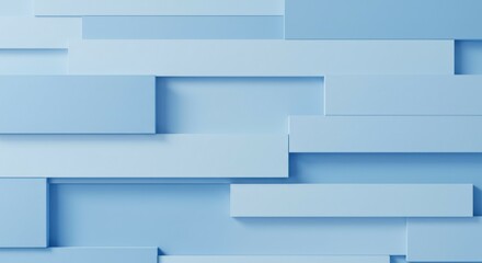 Soft pastel blue gradient rectangles arranged in a soothing abstract pattern.