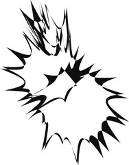 Four explosion patterns merged and fused into a cohesive abstract design with dynamic energy.