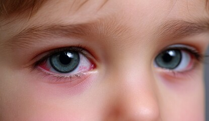 Human conjunctivitis is characterized by the red eye of a patient, as well as allergic eyes that are ill in babies and children