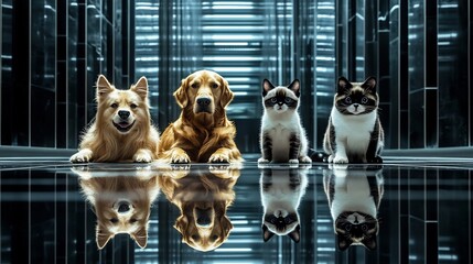 lobby skyscraper futuristic