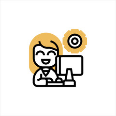 business man with idea