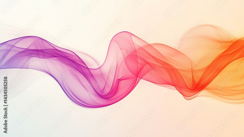 Poster abstract colorful flowing waves design modern elegant background texture digital art smooth gradient