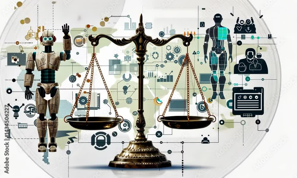 Aufkleber balancing technology and ethics in the age of artificial intelligence and robotics