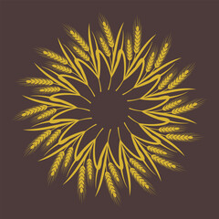 abstract sun vector illustration