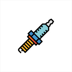 vector illustration of an electric plug