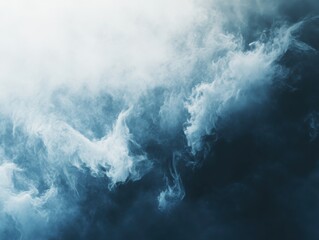 Obraz premium Mist and fade swirl, streams flow in background