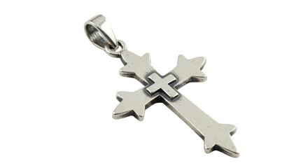 Isolated Cross Pendant, Depicting Religious Jewelry