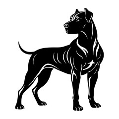 vector illustration of a dog
