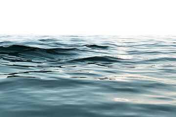 Serene Ocean Waves Gentle Ripples Peaceful Water Surface