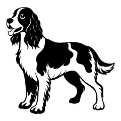 vector illustration of a dog