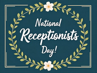 National Receptionists Day Appreciation – Office Greeting Desk Staff with Friendly Professional Service
