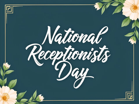 National Receptionists Day Appreciation – Office Greeting Desk Staff with Friendly Professional Service
