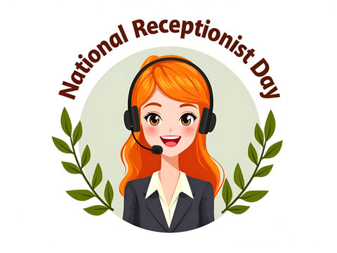 National Receptionists Day Appreciation – Office Greeting Desk Staff with Friendly Professional Service
