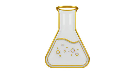 Isolated Erlenmeyer Flask