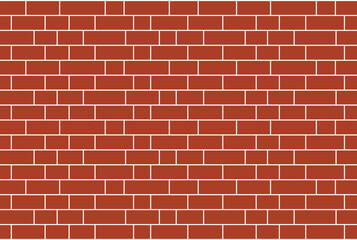 Red brick wall background	