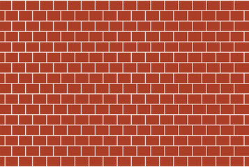 Red brick wall background	