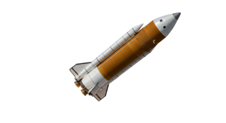 Isolated Space Shuttle Discovery