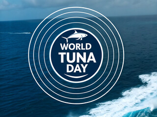 World Tuna Day Ocean-Themed Poster Design