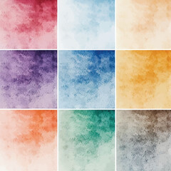 Colorful Overlay Textures, Vector Set, Abstract