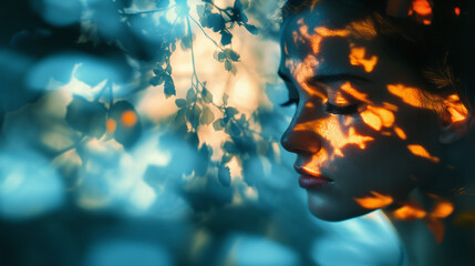 The Power Within: A Young Woman&rsquo;s Mind Reflected in the Shadows of Nature