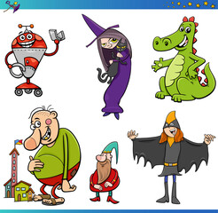 funny cartoon fantasy and fairy tale characters