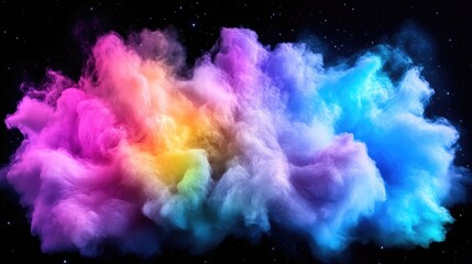 Fototapeta premium Colorful Nebula Cloud in Space