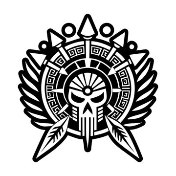 A solid style icon of phalanx formation symbol