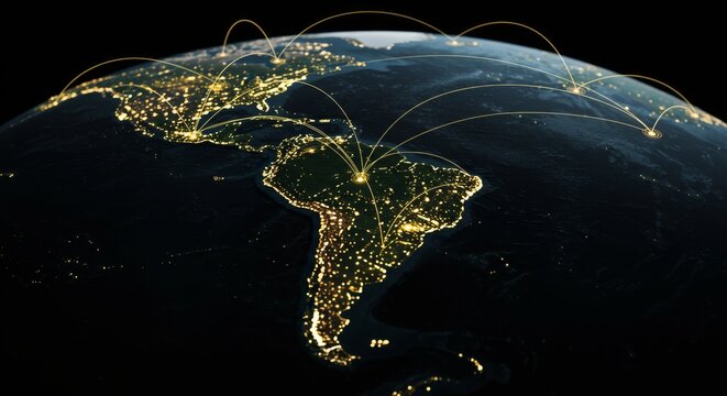 Latin America Network - Global connectivity, expansion, marketing reach, business growth, technological advancement across Latin America