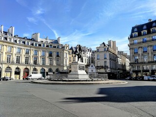 Place des Victoires in Paris, France - August 2017