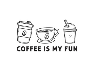 Coffee in my fun, Coffee, I love coffee and may be 3 peoples, I need coffee, Coffee is my first love, Sunbeams and coffee, First coffee then data I got a break, Okey but first coffee,
