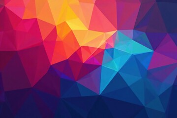 Geometric abstract design with vibrant colors , bold, decor, graphics