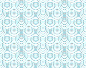 Background with seamless wave pattern