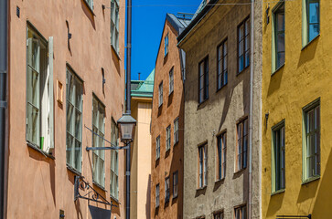 Architectural detail in the old town of Stockholm, Sweden