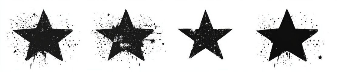 A luminous star symbol set against a light background presents a sparkling and clean appearance, featuring an outlined, flat, and colored design that incorporates elements of lightning, glowing