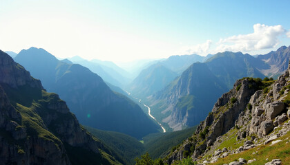 Fototapeta premium Breathtaking Valley Vista