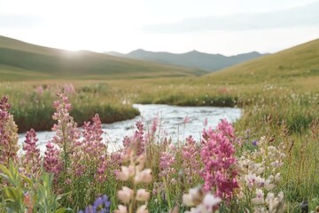 Fototapeta premium The Qatar Bird Market is set in a historic location, with its entrance serving as a cultural hub that welcomes explorers
