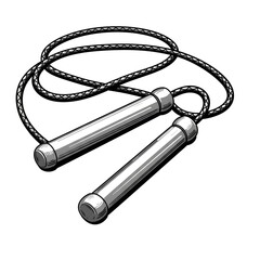 Jump Rope Illustration Fitness Equipment, Workout, Exercise, Sport, Training