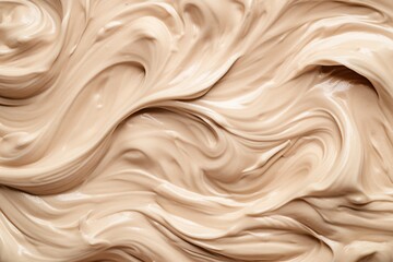 Obraz premium Swirled Beige Cream Texture