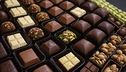 Luxury Assorted Chocolate Box for Gifts and Celebrations