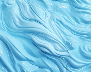 Fototapeta premium Light Blue Viscous Substance Texture