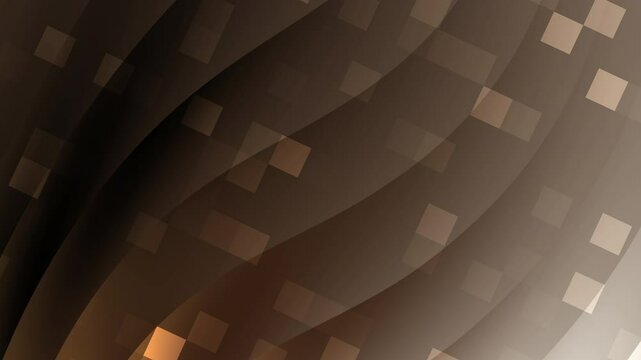 Abstract design with brown squares and curves. Suitable for modern art prints, website backgrounds, and unique branding visuals