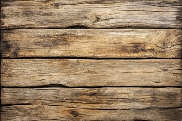 Naklejka premium Weathered wooden planks display a rich texture.